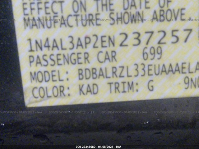 Photo 8 VIN: 1N4AL3AP2EN237257 - NISSAN ALTIMA 