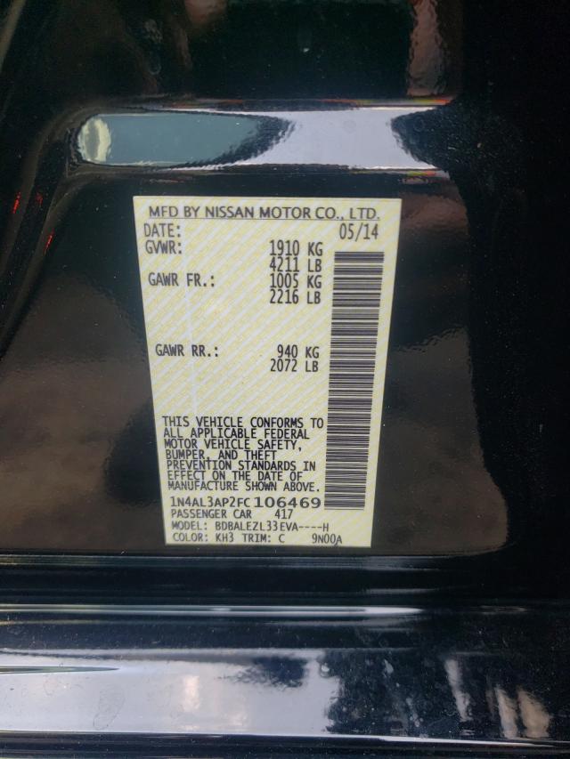 Photo 9 VIN: 1N4AL3AP2FC106469 - NISSAN ALTIMA 2.5 