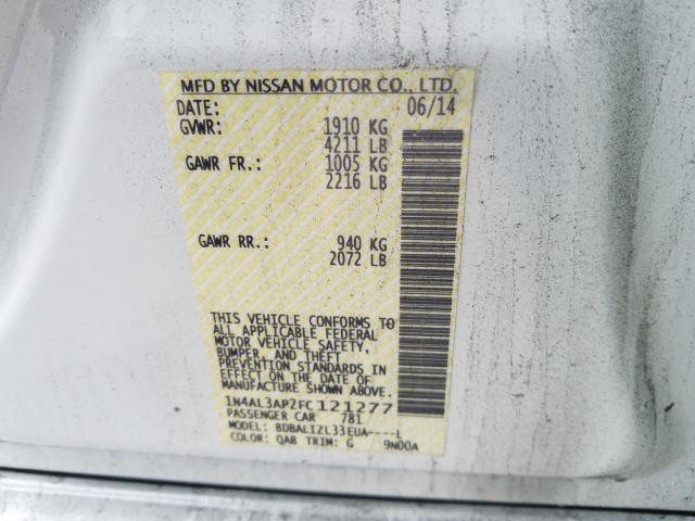 Photo 9 VIN: 1N4AL3AP2FC121277 - NISSAN ALTIMA 2.5 