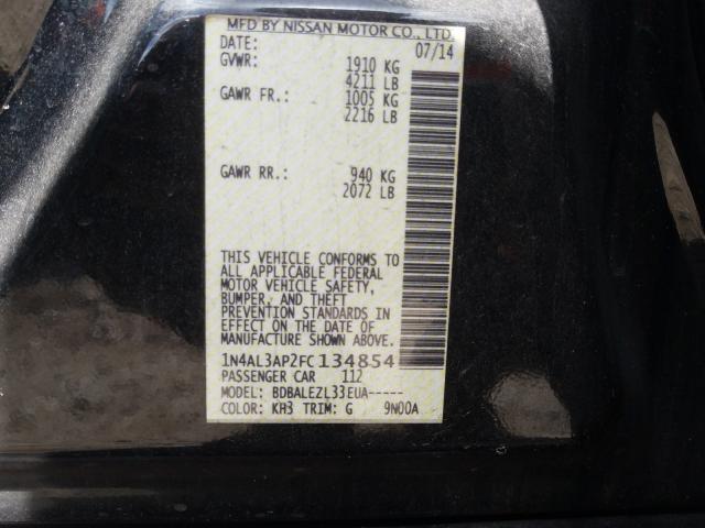 Photo 9 VIN: 1N4AL3AP2FC134854 - NISSAN ALTIMA 2.5 