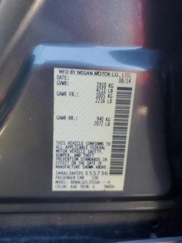 Photo 12 VIN: 1N4AL3AP2FC155736 - NISSAN ALTIMA 2.5 