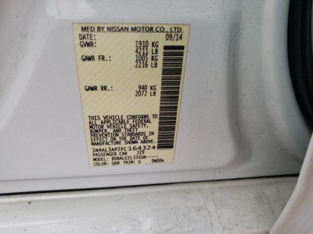 Photo 9 VIN: 1N4AL3AP2FC164324 - NISSAN ALTIMA 2.5 