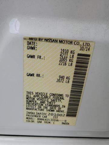 Photo 11 VIN: 1N4AL3AP2FC201002 - NISSAN ALTIMA 2.5 