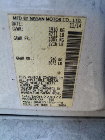 Photo 11 VIN: 1N4AL3AP2FC224022 - NISSAN ALTIMA 2.5 