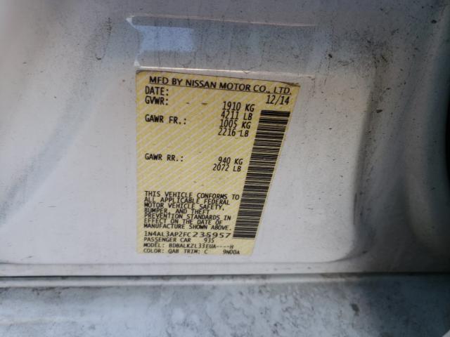 Photo 9 VIN: 1N4AL3AP2FC235957 - NISSAN ALTIMA 2.5 