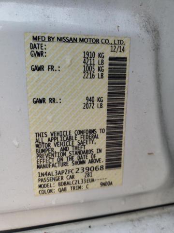 Photo 11 VIN: 1N4AL3AP2FC239068 - NISSAN ALTIMA 