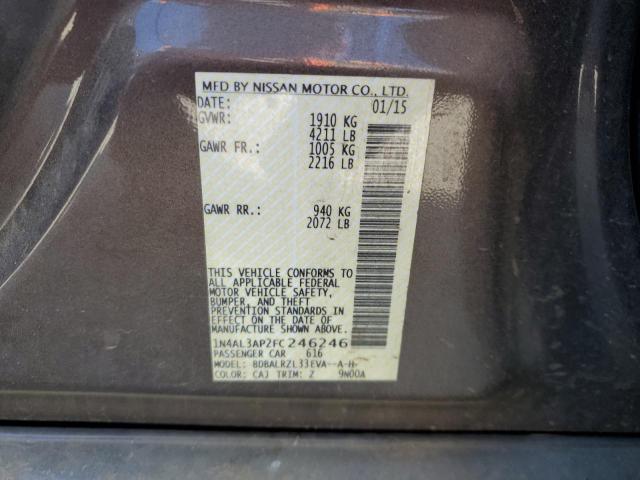 Photo 9 VIN: 1N4AL3AP2FC246246 - NISSAN ALTIMA 2.5 