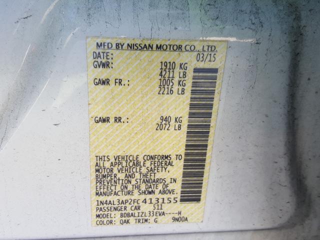 Photo 9 VIN: 1N4AL3AP2FC413155 - NISSAN ALTIMA 2.5 