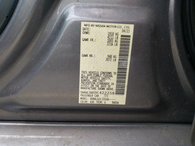 Photo 9 VIN: 1N4AL3AP2FC422258 - NISSAN ALTIMA 2.5 