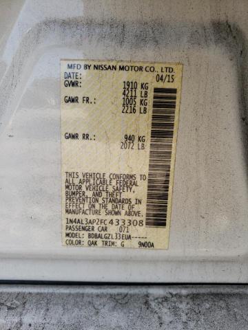 Photo 11 VIN: 1N4AL3AP2FC433308 - NISSAN ALTIMA 2.5 