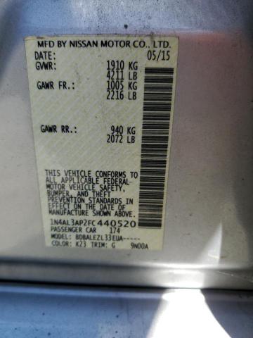 Photo 11 VIN: 1N4AL3AP2FC440520 - NISSAN ALTIMA 2.5 