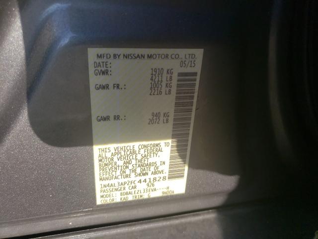 Photo 9 VIN: 1N4AL3AP2FC441828 - NISSAN ALTIMA 2.5 