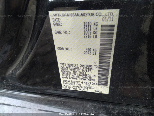 Photo 8 VIN: 1N4AL3AP2FC446320 - NISSAN ALTIMA 