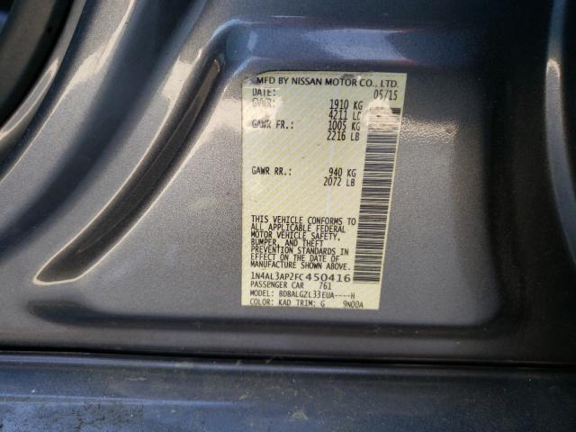 Photo 9 VIN: 1N4AL3AP2FC450416 - NISSAN ALTIMA 2.5 