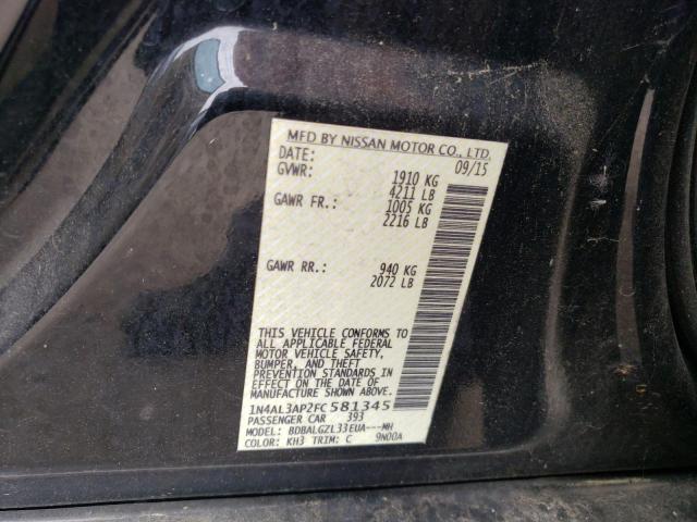 Photo 9 VIN: 1N4AL3AP2FC581345 - NISSAN ALTIMA 