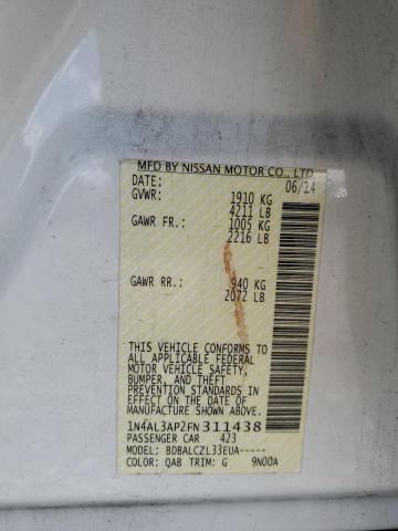 Photo 11 VIN: 1N4AL3AP2FN311438 - NISSAN ALTIMA 2.5 