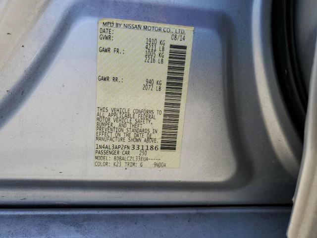 Photo 12 VIN: 1N4AL3AP2FN331186 - NISSAN ALTIMA 