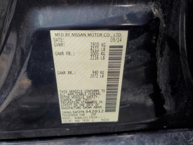 Photo 11 VIN: 1N4AL3AP2FN342012 - NISSAN ALTIMA 2.5 