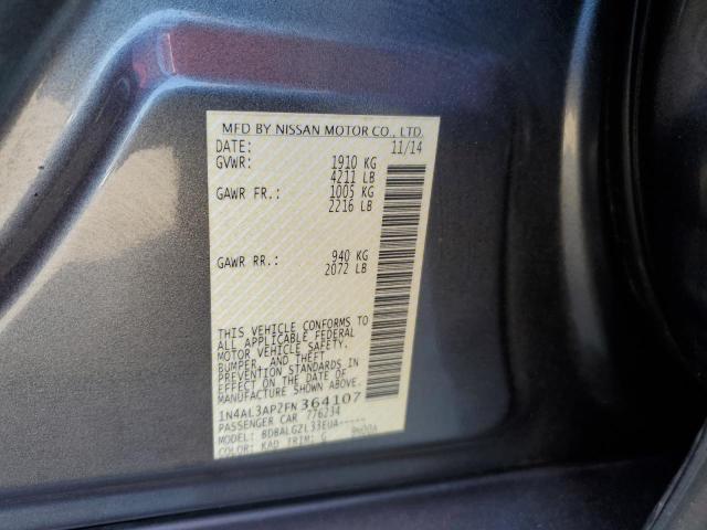 Photo 11 VIN: 1N4AL3AP2FN364107 - NISSAN ALTIMA 2.5 