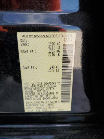 Photo 12 VIN: 1N4AL3AP2FN375883 - NISSAN ALTIMA 