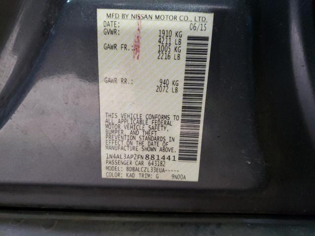 Photo 12 VIN: 1N4AL3AP2FN881441 - NISSAN ALTIMA 