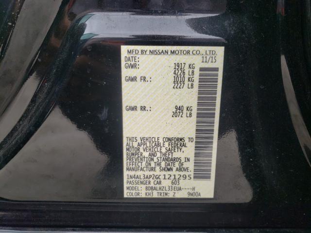 Photo 9 VIN: 1N4AL3AP2GC121295 - NISSAN ALTIMA 2.5 