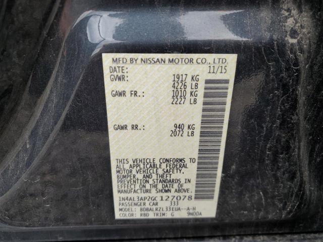 Photo 9 VIN: 1N4AL3AP2GC127078 - NISSAN ALTIMA 2.5 