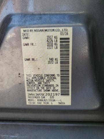 Photo 12 VIN: 1N4AL3AP2GC202197 - NISSAN ALTIMA 2.5 