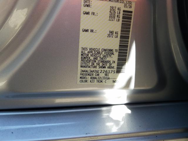 Photo 9 VIN: 1N4AL3AP2GC226175 - NISSAN ALTIMA 2.5 