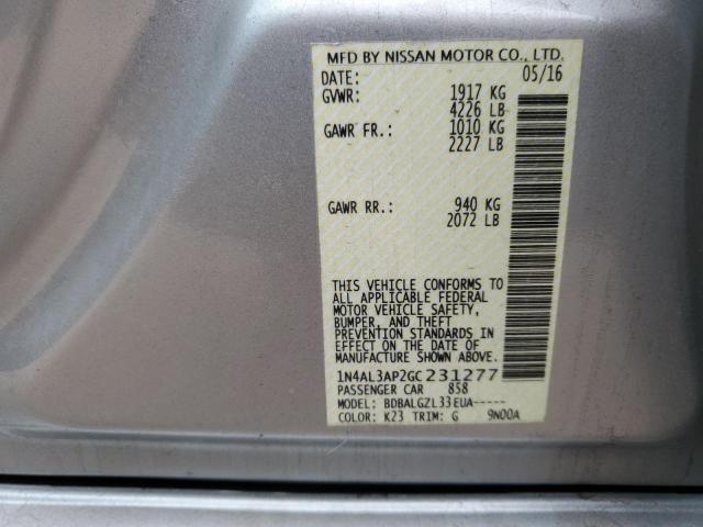 Photo 11 VIN: 1N4AL3AP2GC231277 - NISSAN ALTIMA 2.5 