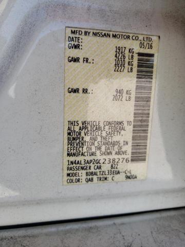 Photo 9 VIN: 1N4AL3AP2GC238276 - NISSAN ALTIMA 2.5 