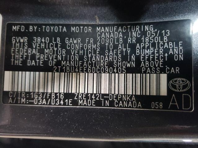 Photo 11 VIN: 1N4AL3AP2GC258544 - TOYOTA COROLLA 