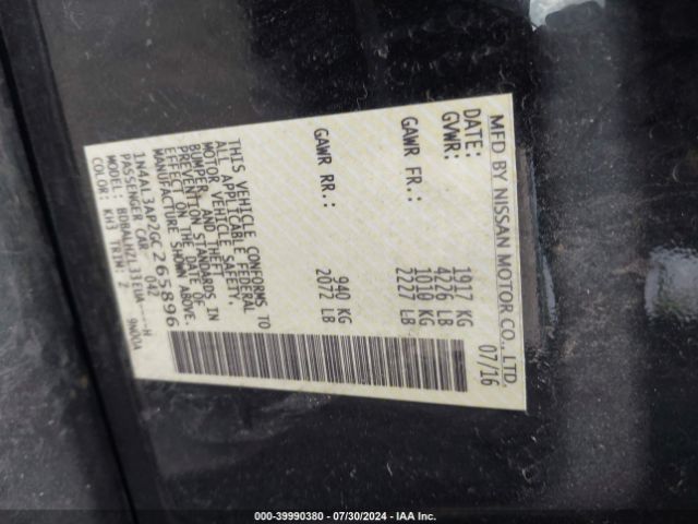 Photo 8 VIN: 1N4AL3AP2GC265896 - NISSAN ALTIMA 