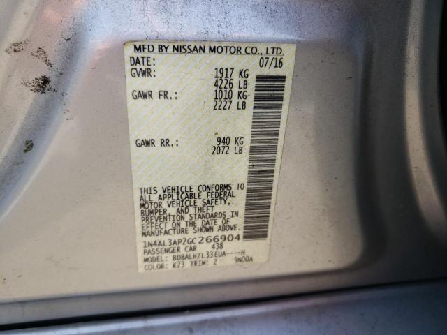 Photo 11 VIN: 1N4AL3AP2GC266904 - NISSAN ALTIMA 2.5 