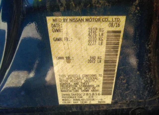 Photo 8 VIN: 1N4AL3AP2GC285856 - NISSAN ALTIMA 