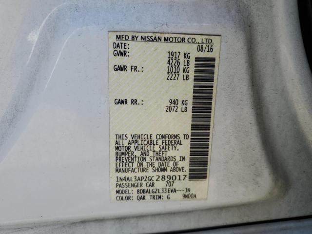 Photo 11 VIN: 1N4AL3AP2GC289017 - NISSAN ALTIMA 2.5 