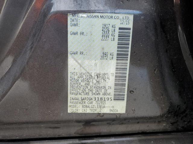 Photo 11 VIN: 1N4AL3AP2GN318195 - NISSAN ALTIMA 2.5 