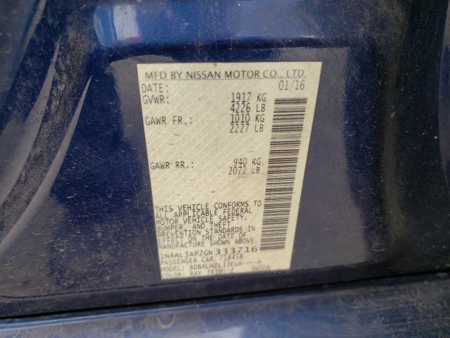 Photo 9 VIN: 1N4AL3AP2GN333716 - NISSAN ALTIMA 2.5 