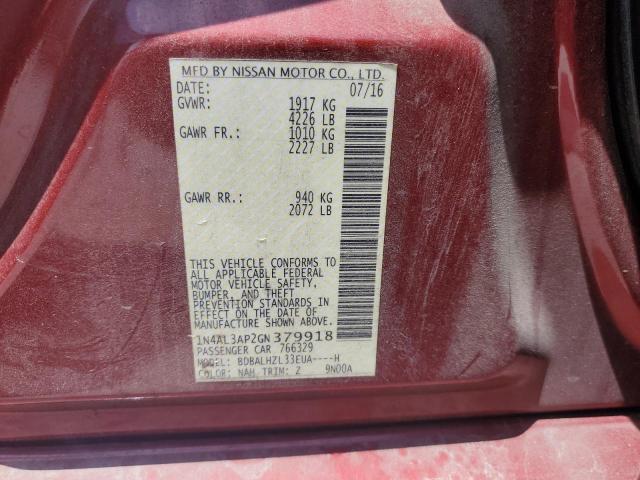 Photo 12 VIN: 1N4AL3AP2GN379918 - NISSAN ALTIMA 