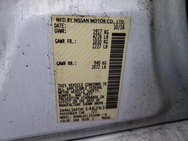 Photo 9 VIN: 1N4AL3AP2HC146263 - NISSAN ALTIMA 2.5 