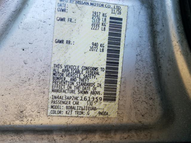 Photo 9 VIN: 1N4AL3AP2HC161359 - NISSAN ALTIMA 2.5 