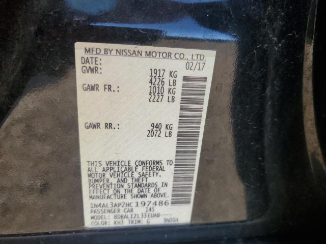 Photo 12 VIN: 1N4AL3AP2HC197486 - NISSAN ALTIMA 2.5 