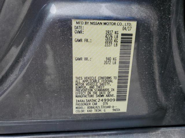 Photo 11 VIN: 1N4AL3AP2HC249909 - NISSAN ALTIMA 