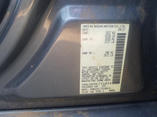 Photo 9 VIN: 1N4AL3AP2HC251854 - NISSAN ALTIMA 2.5 