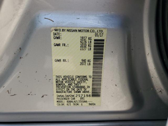 Photo 11 VIN: 1N4AL3AP2HC257198 - NISSAN ALTIMA 