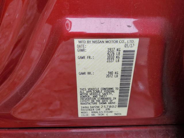 Photo 11 VIN: 1N4AL3AP2HC257802 - NISSAN ALTIMA 2.5 