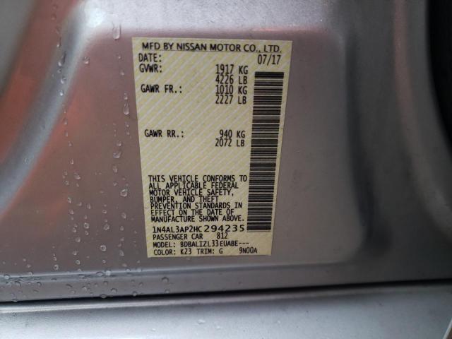 Photo 9 VIN: 1N4AL3AP2HC294235 - NISSAN ALTIMA 2.5 