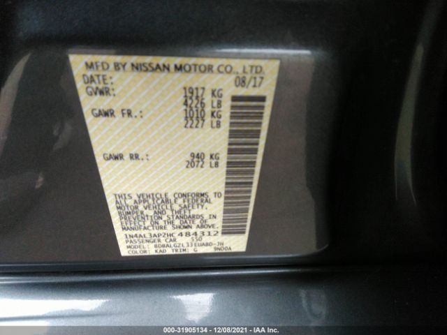 Photo 8 VIN: 1N4AL3AP2HC484312 - NISSAN ALTIMA 