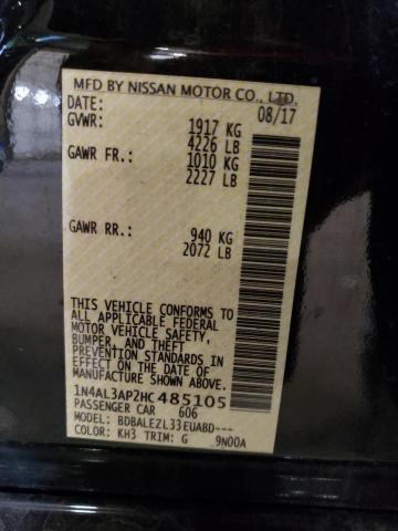 Photo 11 VIN: 1N4AL3AP2HC485105 - NISSAN ALTIMA 2.5 