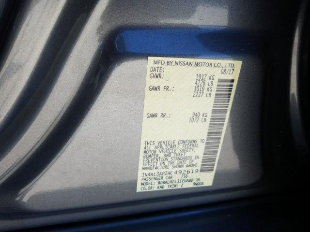 Photo 9 VIN: 1N4AL3AP2HC492619 - NISSAN ALTIMA 2.5 